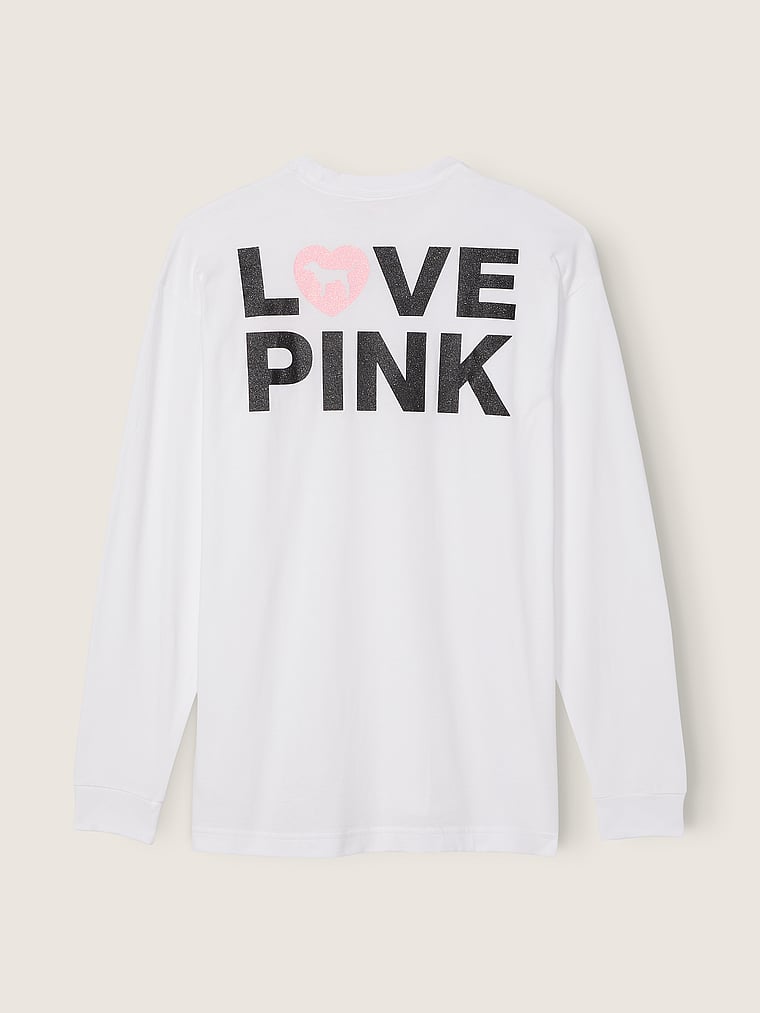 pink brand long sleeve shirt