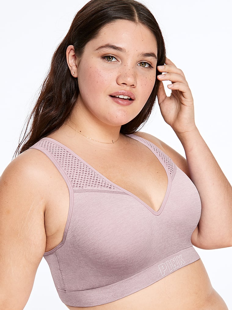 seamless push up sports bra