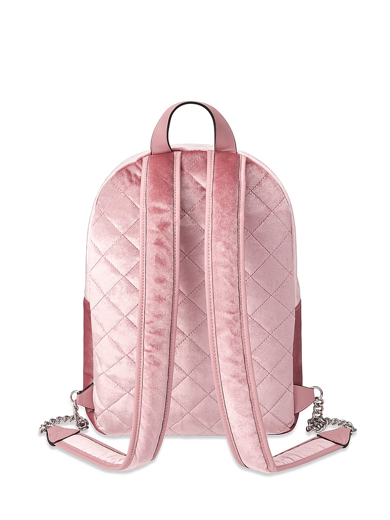 victoria secret velvet backpack