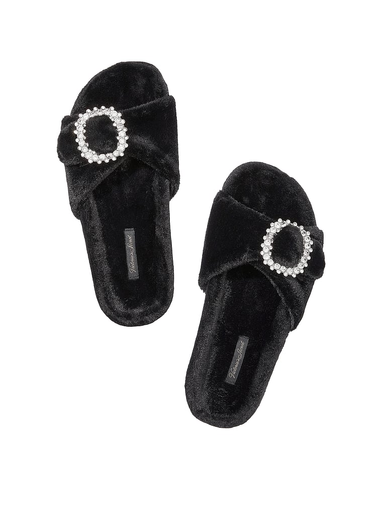 faux fur slides victoria's secret