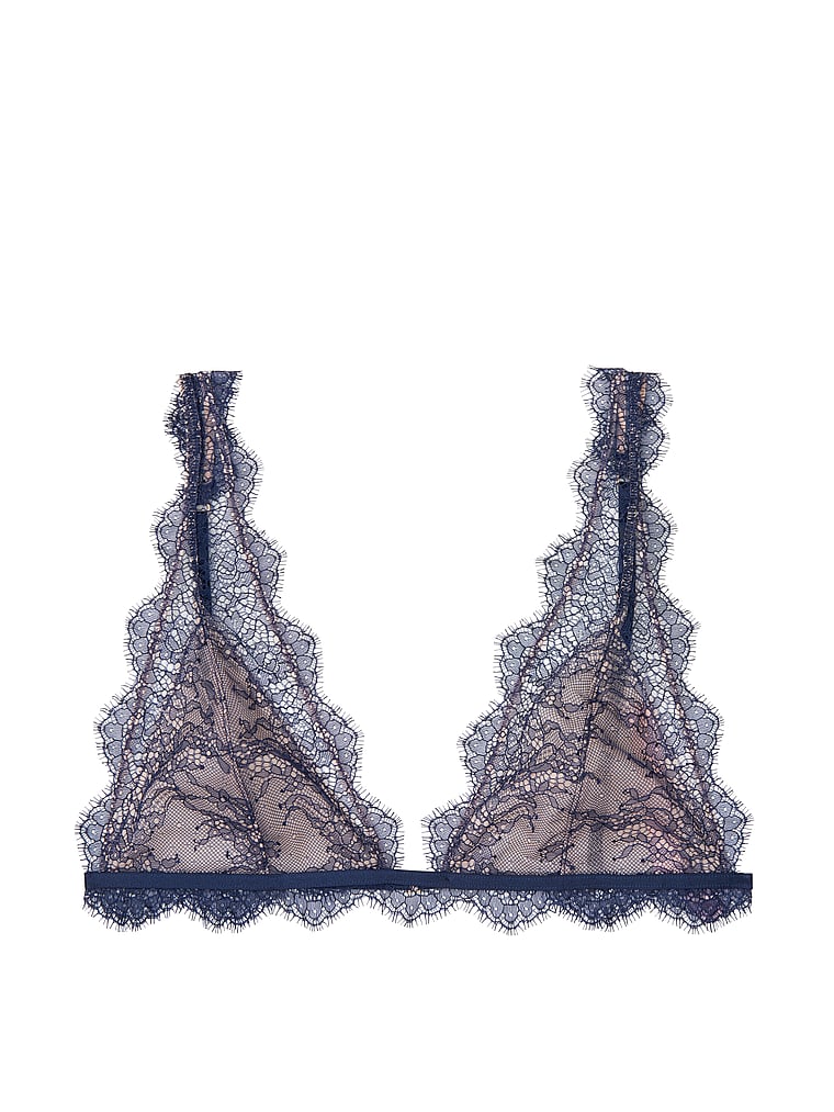 chantilly lace long line bralette