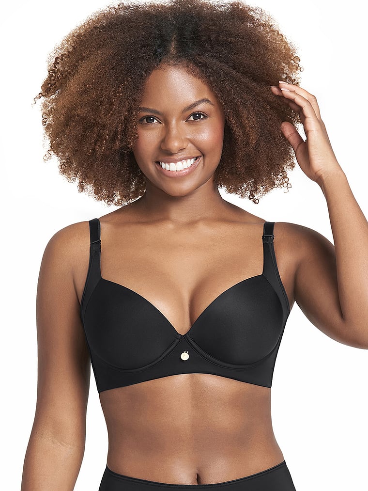 Lightly Lined Bras, Full Coverage Back Smoothing Bra Pink
