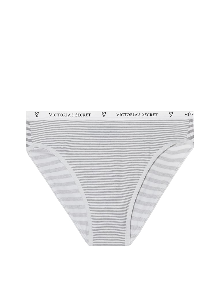 VictoriasSecret Stretch Cotton Logo High-leg Bikini Panty. 2