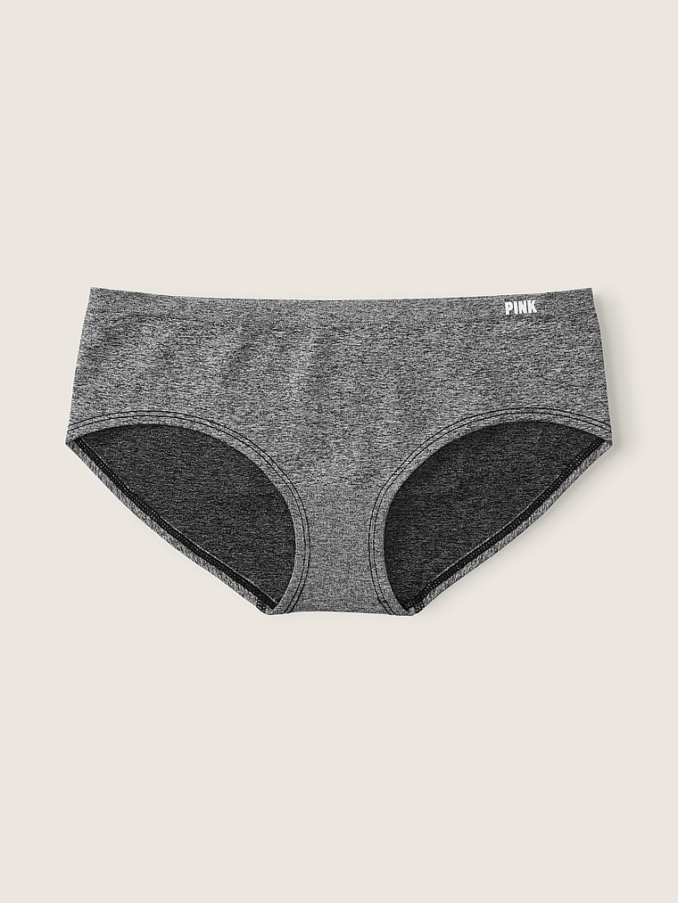 Buy Victoria's Secret PINK Grey Oasis Marl Thong Seamless Knickers