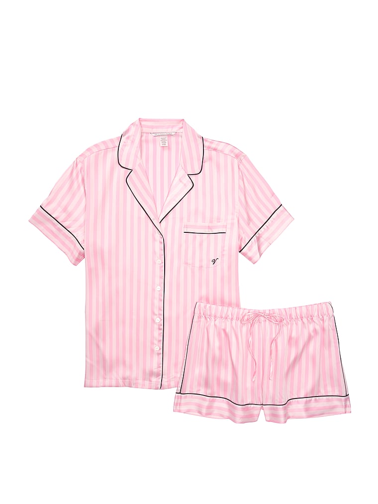Heart Graphic Tee & Short Pajama Set - Wishupon