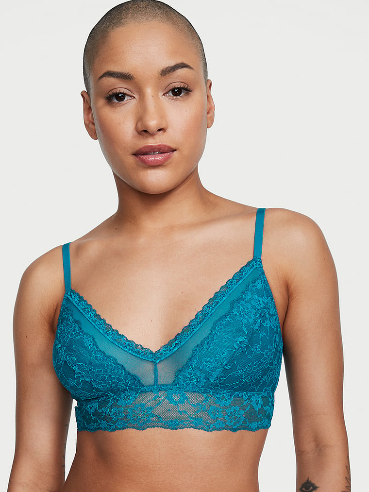 Lace Bralette - Spring Paisley
