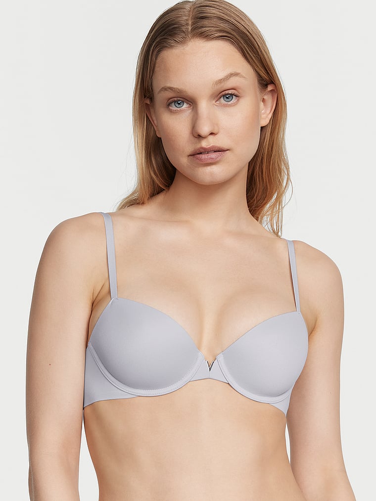 Victoria's Secret Flint Grey Smooth Lightly Lined Non Wired T-Shirt Bra