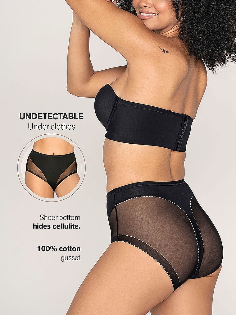 Shapewear Sheer Booty Lifting Mid Waisted Butt Enhancer Hip Enhancer for  Womens Mid Rise Butt Lifter Skinny Soft Sexy
