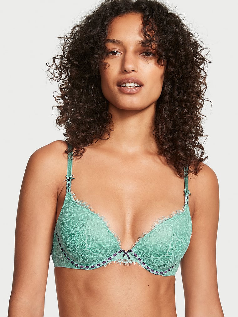 South Beach Ombre seamless longline bra top in turquoise