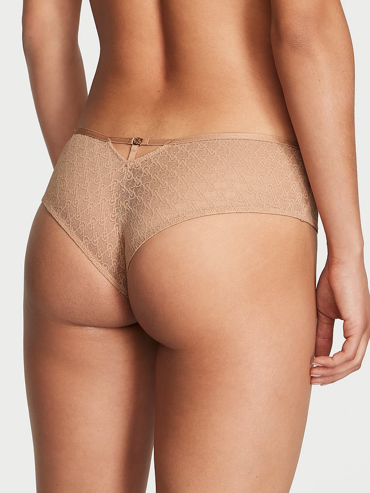 Victoria's Secret Panties Cheekini Lace Trim Underwear Sexy Cheeky