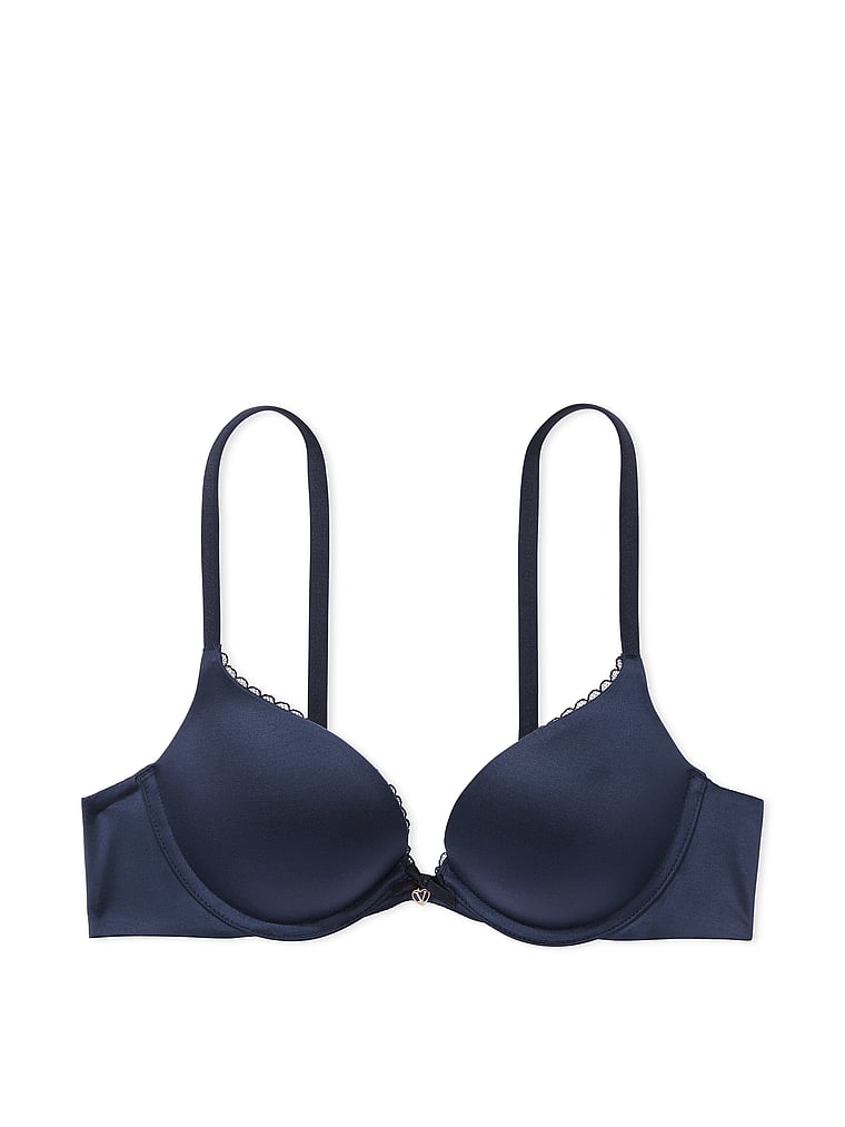 Victoria Secret body by Victoria lace Navy push up bra size 38D