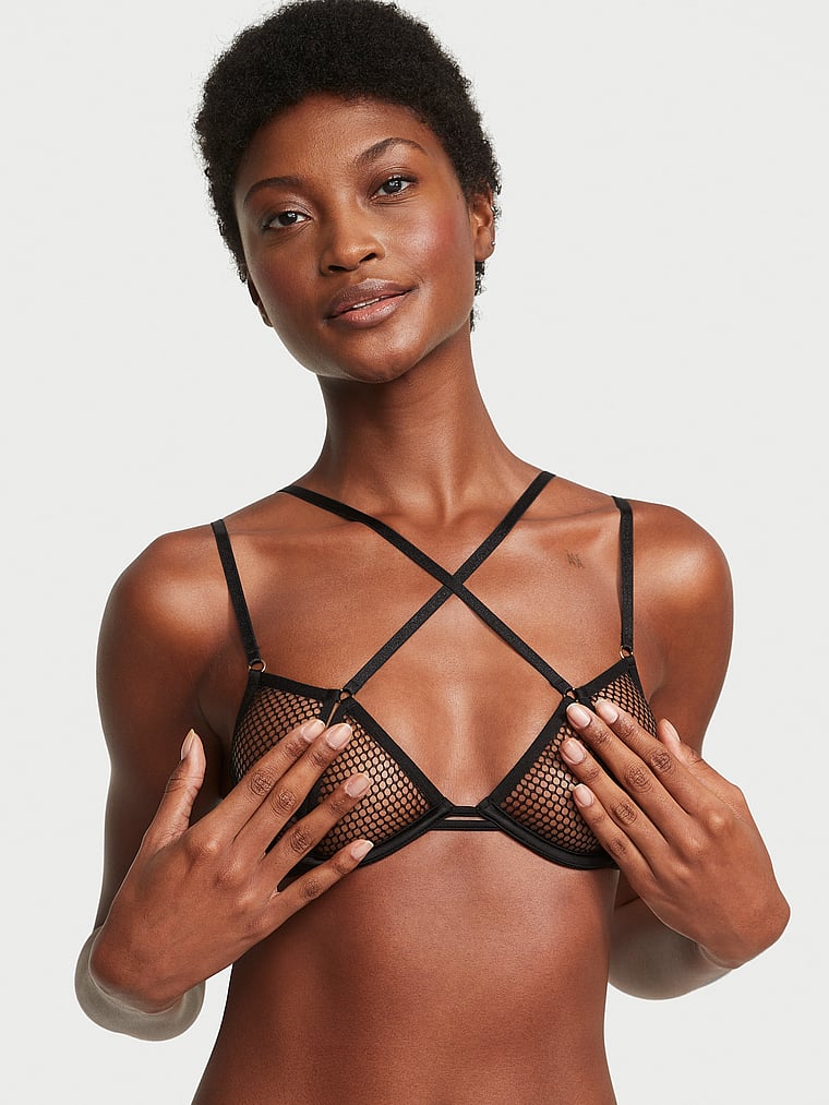 Sexy Women's See Through Lace Lingerie Bralette Open Cups Bra Tops
