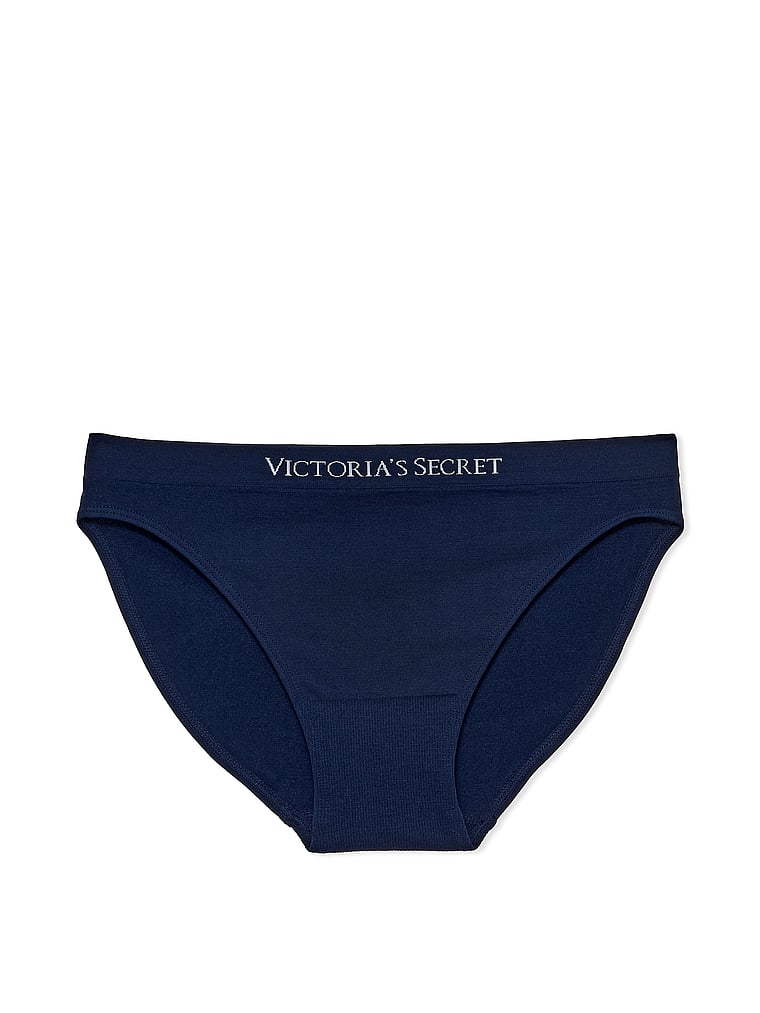 Victoria's Secret Panties Seamless Bikini (Black, XL) at