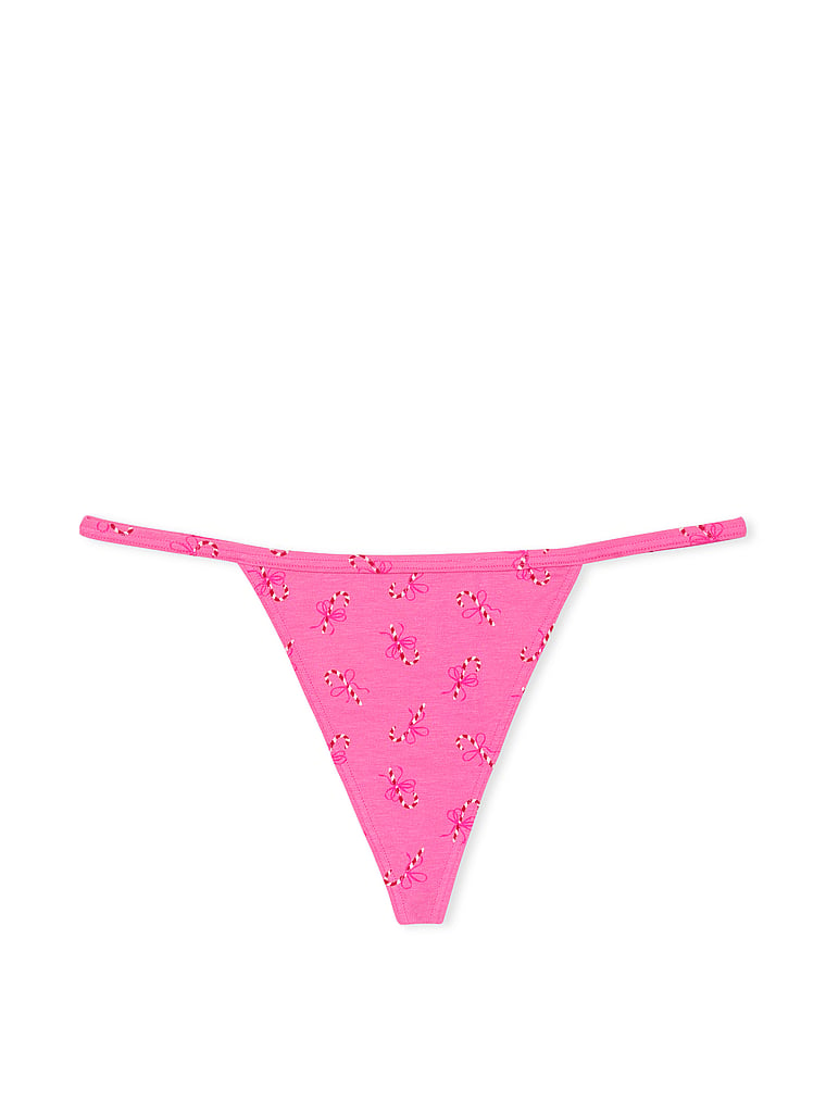 PINK VICTORIA'S SECRET String - and White