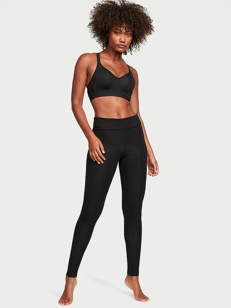 Victoria's Secret Foldover Leggings Black - $85 (15% Off Retail