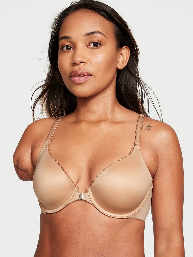  Victorias Secret Perfect Coverage T Shirt Bra, Full Coverage,  Lightly Lined, Adjustable Straps, Bras For Women, Body By Victoria  Collection, Beige