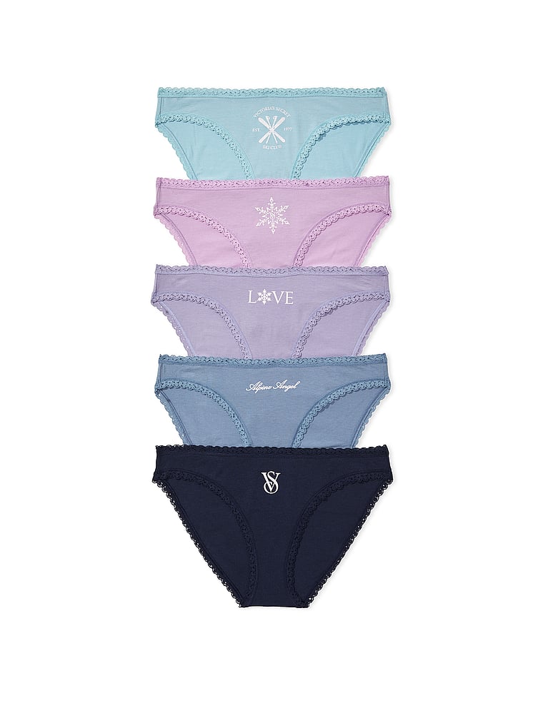 5-Pack Stretch Cotton Bikini Panties