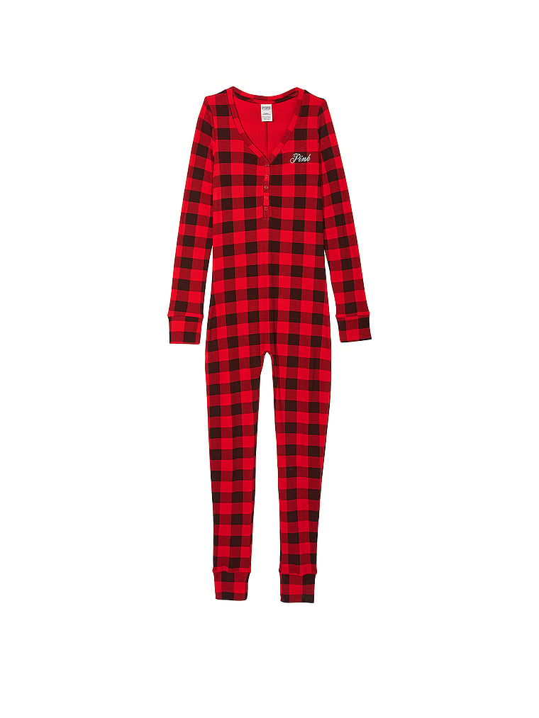 Pink victoria outlet secret onesie pajamas