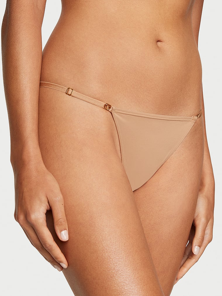 Lace Adjustable String Bikini Panty