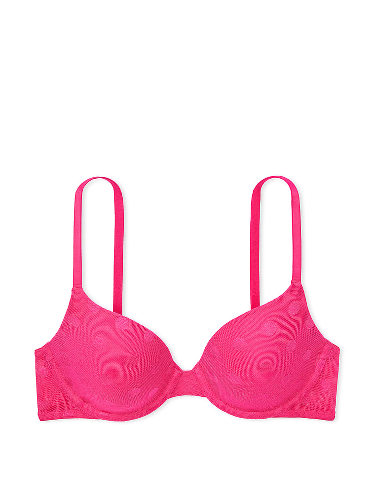 PINK Victoria's Secret Wear Everywhere T-shirt Lightly Lined Lace Bra