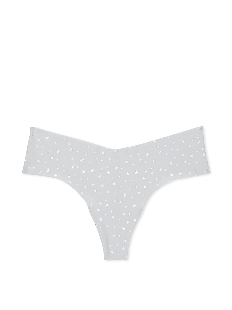 Victoria's Secret Tornado Grey No Show Thong Knickers