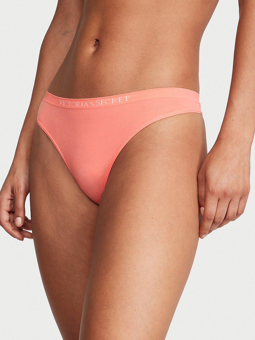 Buy Seamless Thong Panty - Order Panties online 5000000218 - Victoria's  Secret US