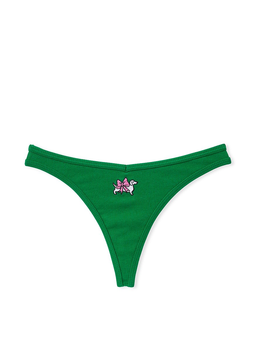 Buy Cotton Thong Panty - Order Panties online 5000006732 - PINK US