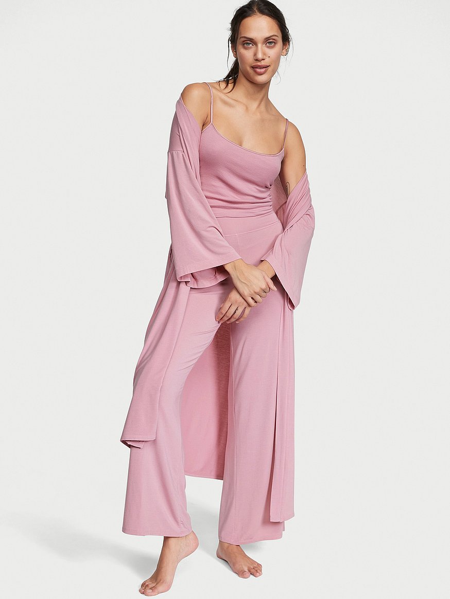 & Three-Piece Lingerie Victoria\'s Sleep Pajama Set - - Modal Secret