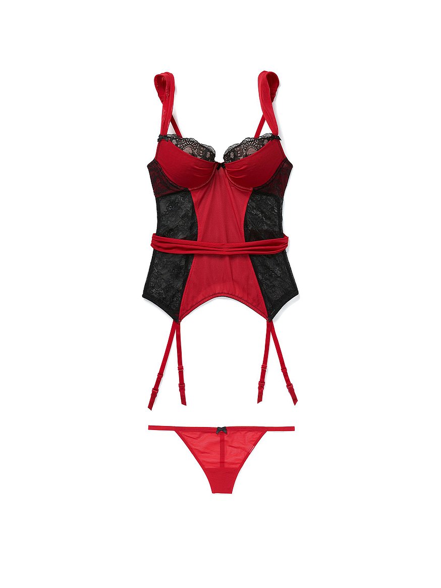 Buy Veronique Basque + Panty Set - Order Merrywidow online 1124531300 -  Victoria's Secret US