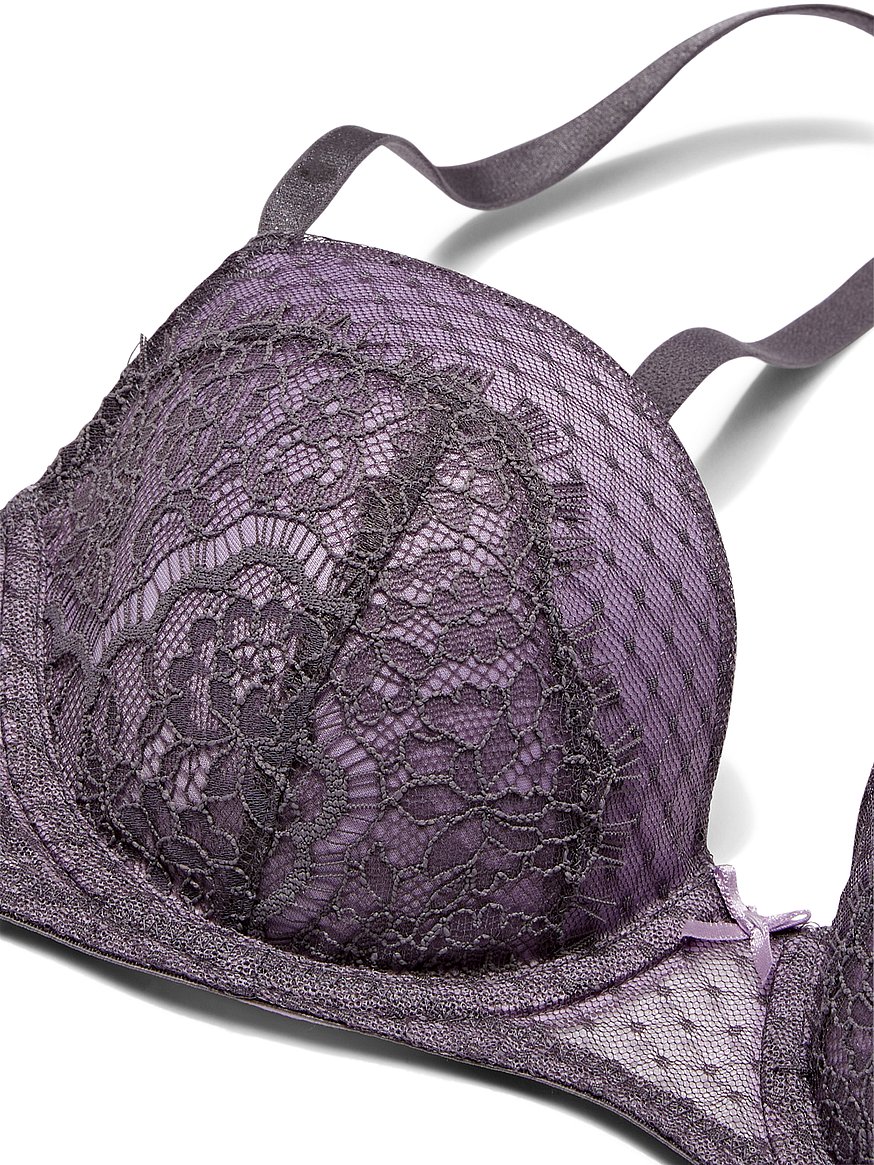 Buy Victoria's Secret Lilac Chiffon Pink Lightly Lined Demi Bra from Next  Belgium