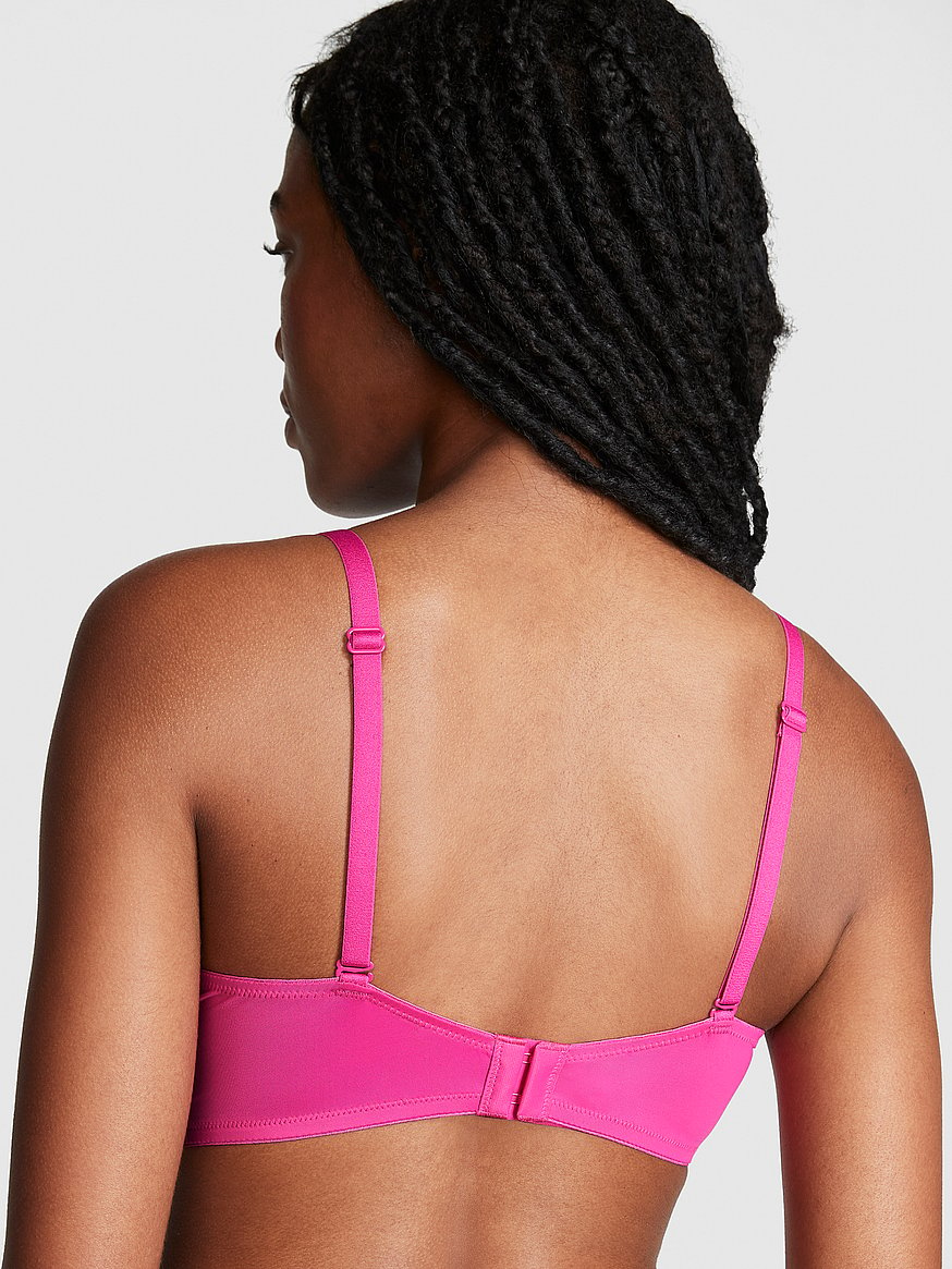 Set of 4 PINK by Victoria Secret “Wear Everywhere Super Push Up” Bra size:  32C