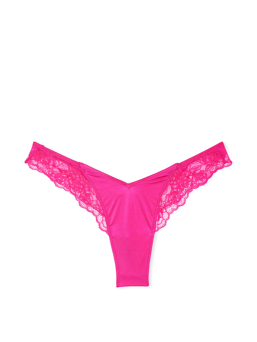 New Victoria’s Secret PINK STRAPPY LACE THONG