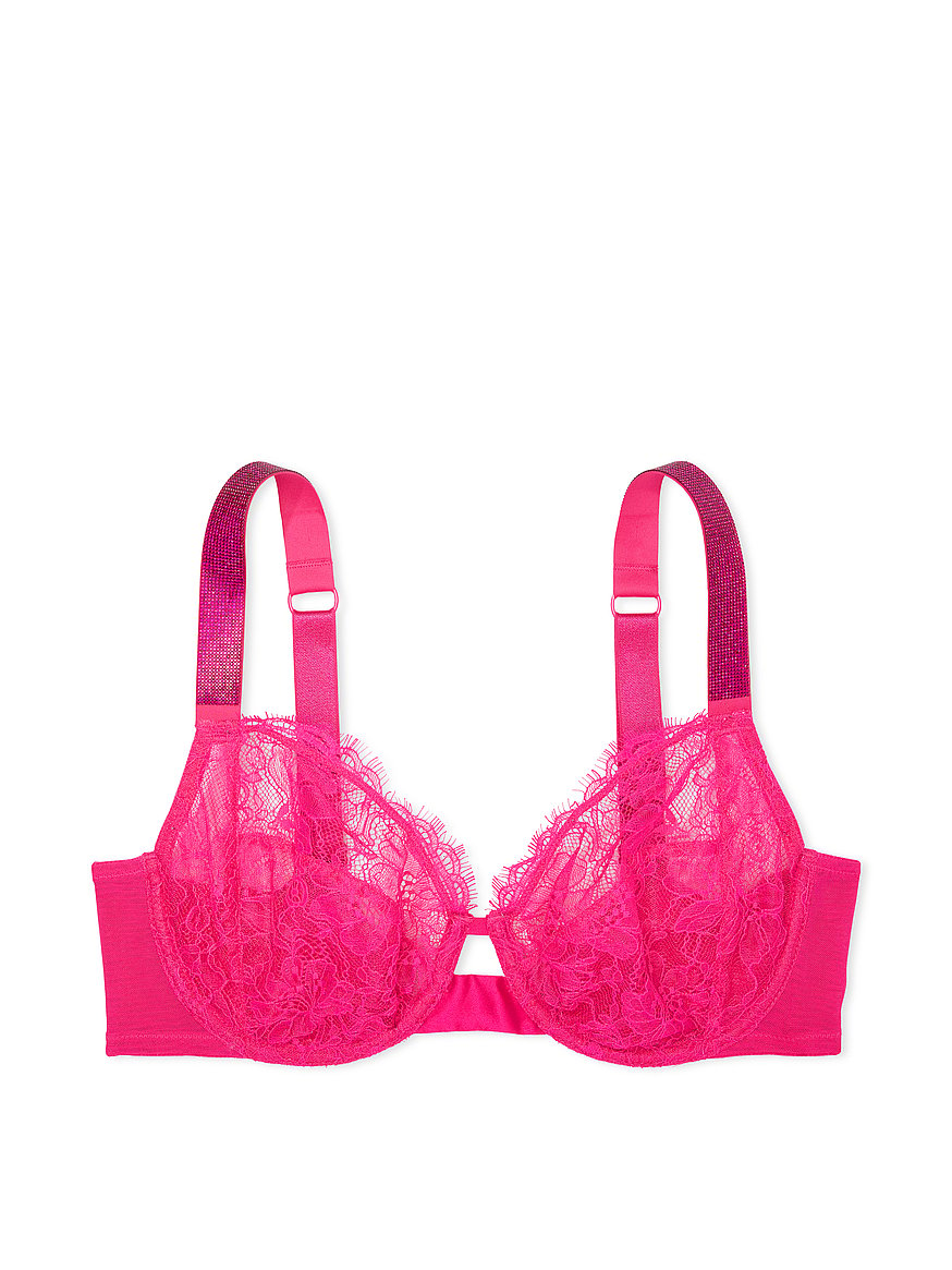 Victoria's Secret LAST CHANCE—NWT Wicked Unlined Lace-up Balconette Bra  Pink Size 32 E / DD - $20 (62% Off Retail) New With Tags - From Cygne