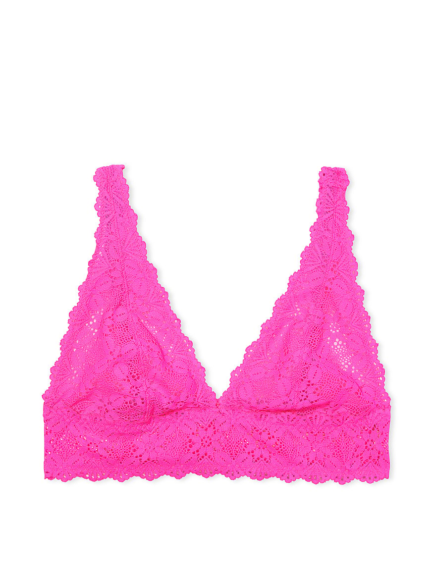 PINK Victoria's Secret, Intimates & Sleepwear, Victorias Secret Crushed Velvet  Triangle Bralette