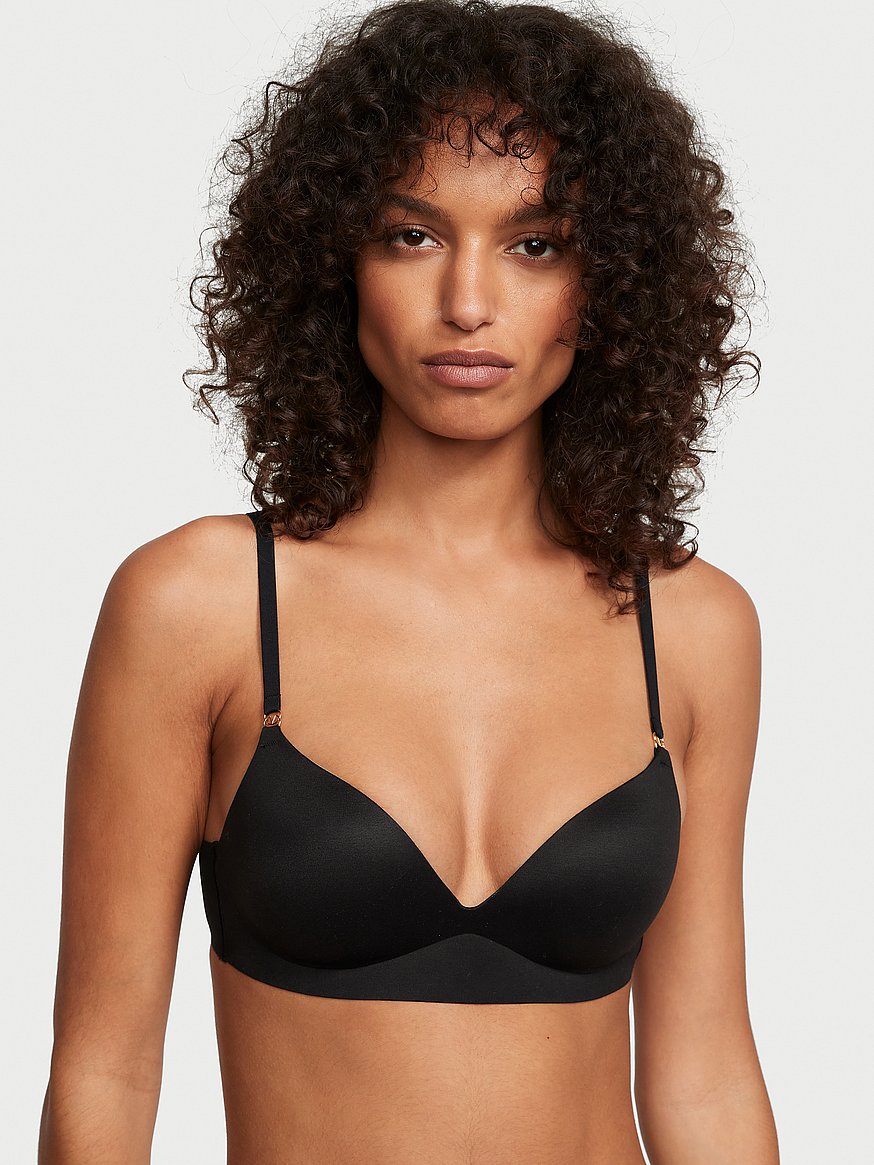 Buy Victoria's Secret Black Smooth Strapless Plunge Push Up Bra from Next  Luxembourg