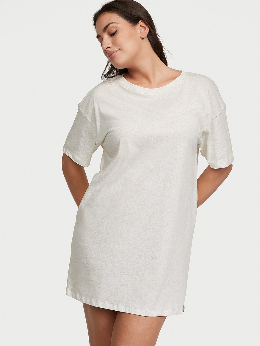 Victoria's Secret Silky Grey Sleep Shirt Dress - M – Wardrobe Outfitters