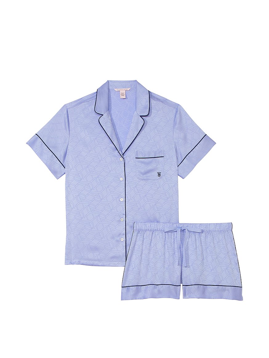 Pajama Short Sets, Satin Short Pajama Sets