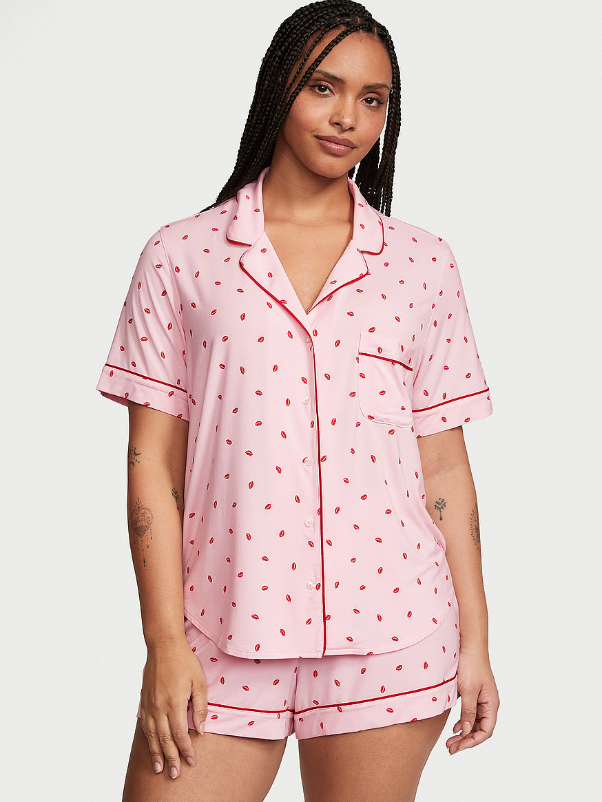 Polka Dot Loungewear Shorts Set Pajamas Plus Size For Women Modal Pajamas -  Buy Polka Dot Loungewear Shorts Set Pajamas Plus Size For Women Modal  Pajamas Product on