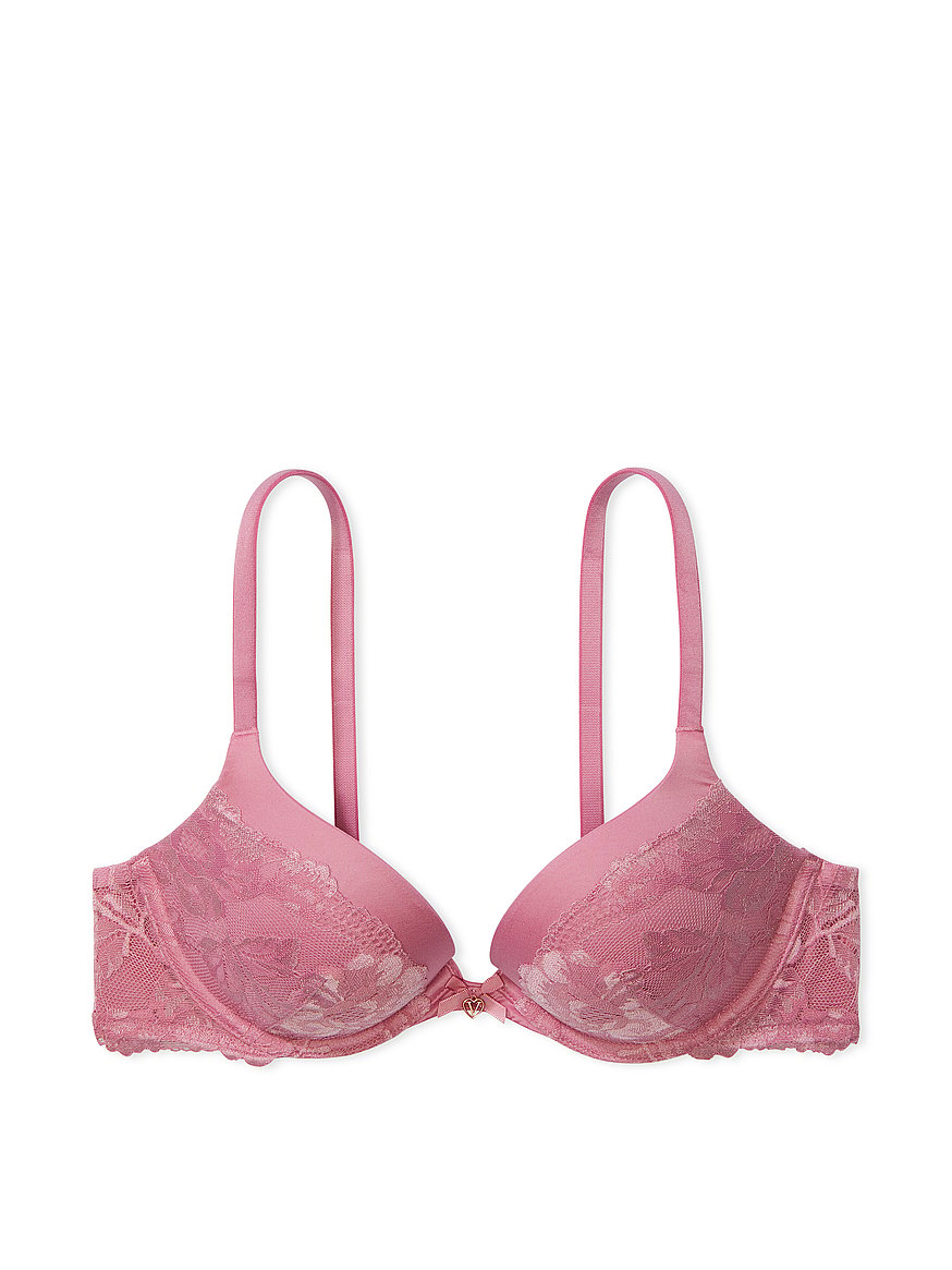 Victoria's Secret, Intimates & Sleepwear, Victorias Secret Blush Pink Front  Cross Strap Pushup Bra