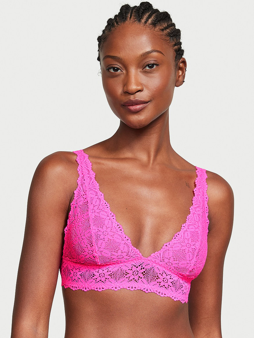 Buy Lace Push-Up Triangle Bralette - Order Bralettes online