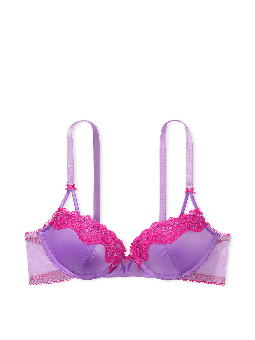 PINK - Victoria's Secret Victoria's Secret pink push up bra 34c Purple