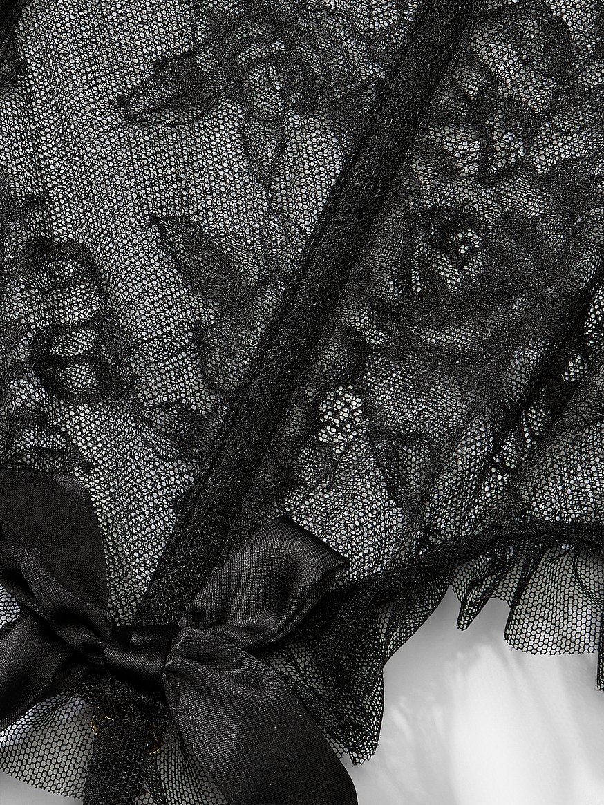 Victoria's Secret Malibu Black Lace Plunge Bustier Size Medium – Lillynbloom