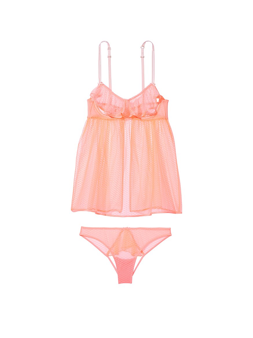 Pink BabyDoll Open Front Lingerie price in Egypt