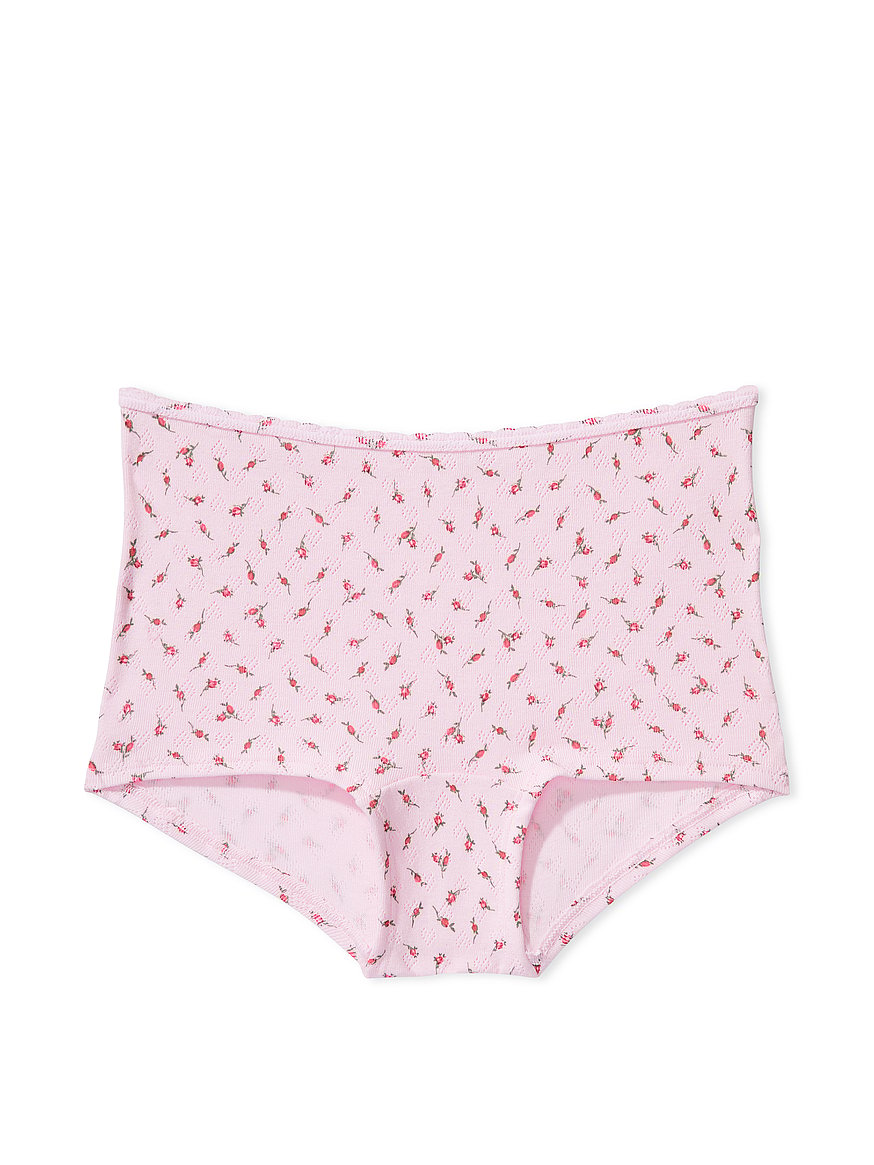 Out From Under Pointelle Floral Knickers
