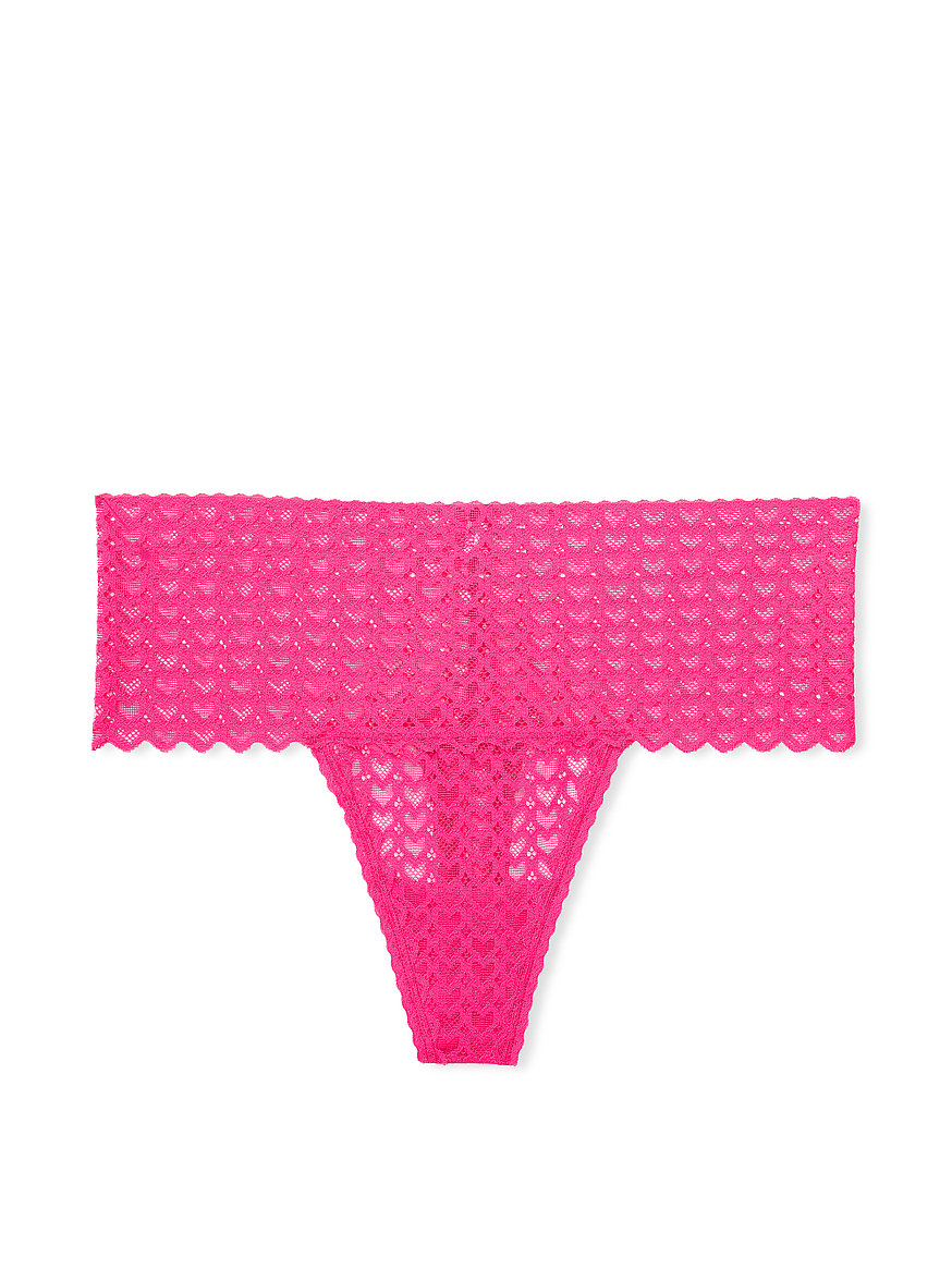 2 THONG ~ panty seamless LARGE Victoria's secret PINK ~ NWT