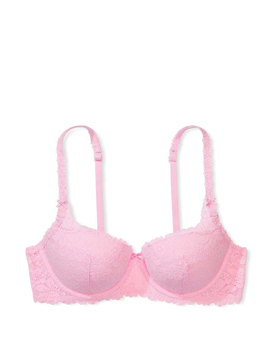 Women' Secret Balconette Bra 'GLITTER' in Pink