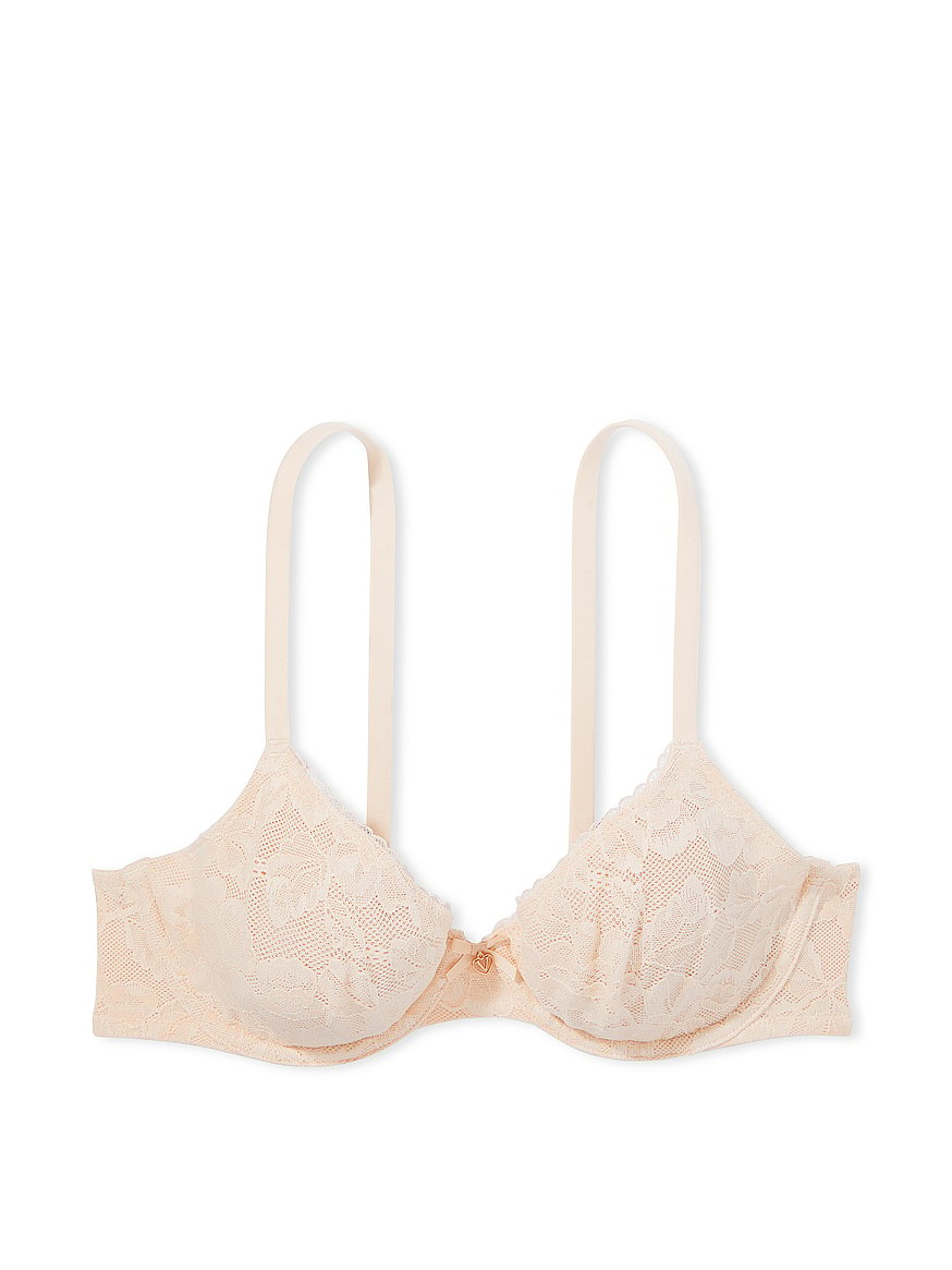 Victoria's Secret Beige Nude Lined Demi Bra 36DDD Size undefined - $19 -  From Kelly