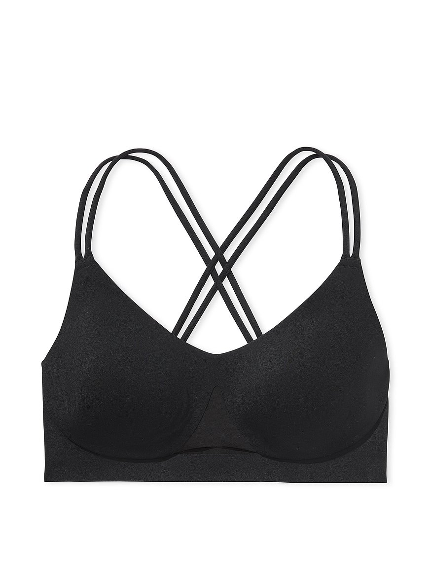 Victoria's Secret Black Strappy Sports Bra 32D - $11 (68% Off Retail) -  From Logan