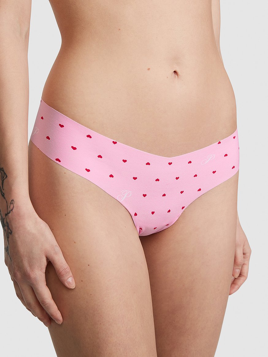 Buy Victoria's Secret PINK Enchanted Pink Seamless Thong Knickers