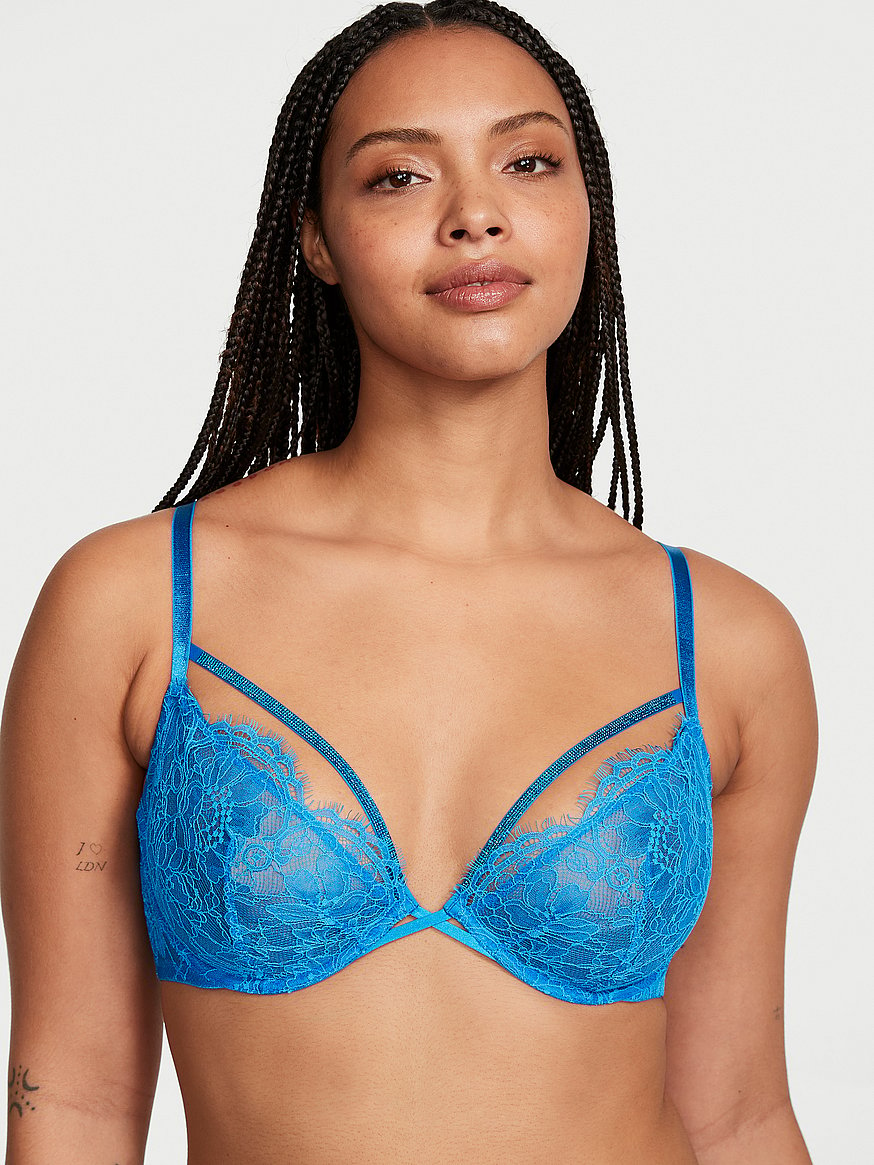 Victoria Secret Very Sexy unlined Lace Demi Cup Long Kuwait